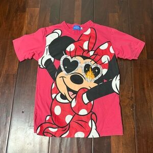 Tokyo Disney Resort Pink Minnie Tshirt Women’s Size Small